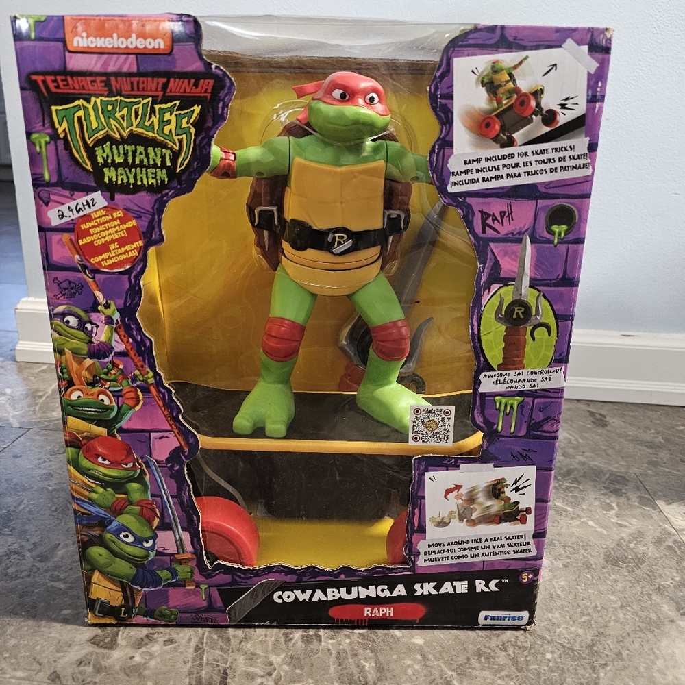 Teenage Mutant Ninja Turtles Raphael Cowabunga Skate RC 2.4Ghz